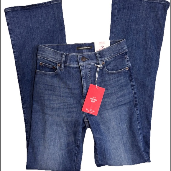 Lucky Brand Uni Fit High Rise Boot Cut Jeans 2 Tall NWT - Picture 5 of 15